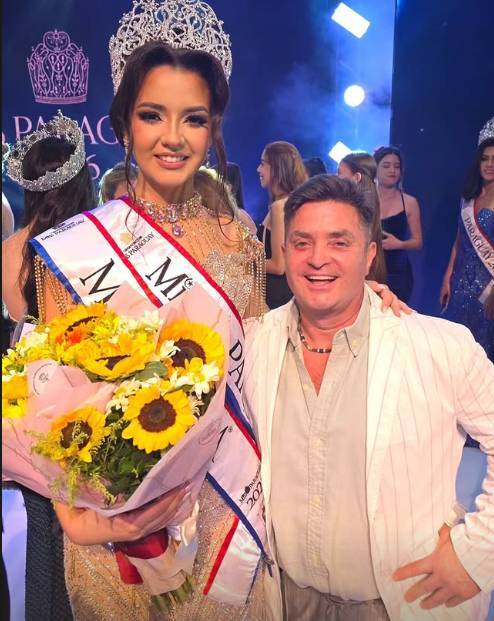 Celeste Cibils, la nueva Miss Paraguay 2026, se destaca por su imponente estatura de 1,82 metros